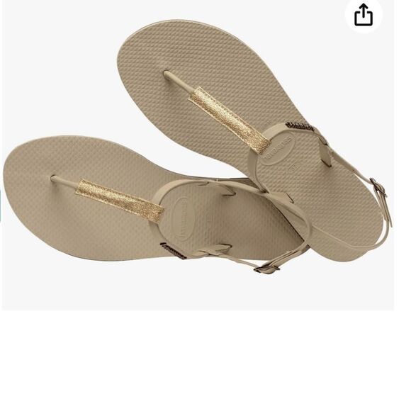 Havaianas women you rio sandal - sand grey,Size 7.5, NWT - Picture 2 of 9